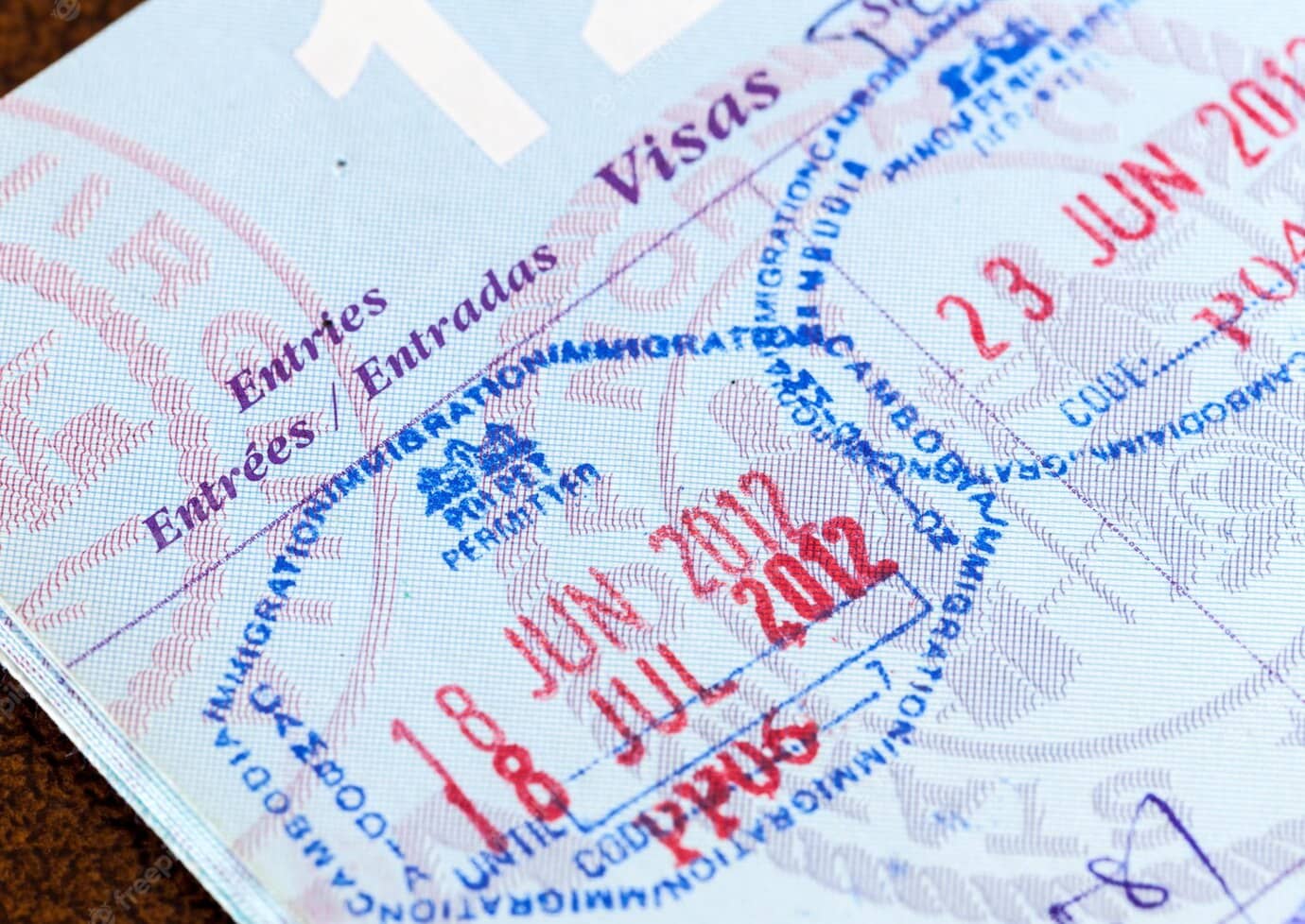visa stamps us passport thailand cambodia 539233 7915